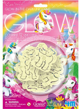 4M ŚWIECĄCE W CIEMNOŚCI JEDNOROŻCE GLOW DEKORACJA