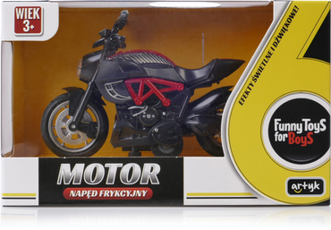 MOTOCYKL Z NAPĘDEM MOTOR Światło Dźwięk POJAZD ŚCIGACZ