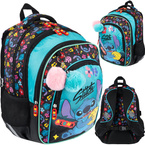PLECAK TORNISTER SZKOLNY 4-KOMOROWY DLA DZIEWCZYNKI STITCH MINT ALOHA BPL-58