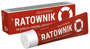 KREM RATOWNIK multifunkcyjny ochronny regenerujący MAŚĆ LANOLINOWA 25g RETTER