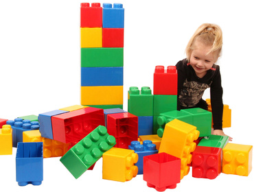 KLOCKI BUDOWLANE konstrukcyjne CEGŁY DUŻY ZESTAW GIGANTXXL 27 elementów