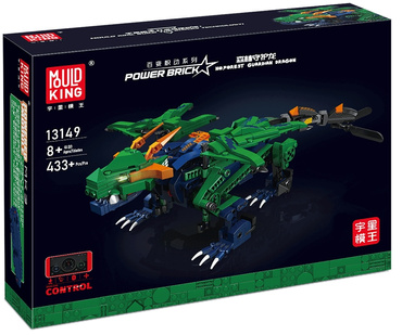 KLOCKI KONSTRUKCYJNE MECHANICZNY SMOK zdalnie sterowany PILOT LED USB 466el