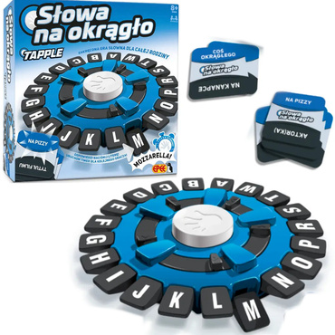 SŁÓWA NA OKRĄGŁO GRA PLANSZOWA SŁOWNA rodzinna FAMILIJNA EPEE