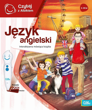 DUŻY ZESTAW JĘZYK ANGIELSKI + MÓWIĄCE PIÓRO CZYTAJ Z ALBIKIEM 