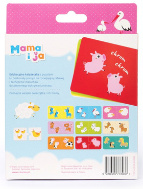 CzuCzu MAMA I JA KSIĄŻECZKA EDUKACYJNA + PUZZLE