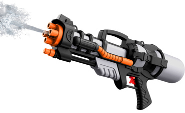 PISTOLET NA WODĘ POTĘŻNA ARMATA 49cm SIKAWKA Pompa
