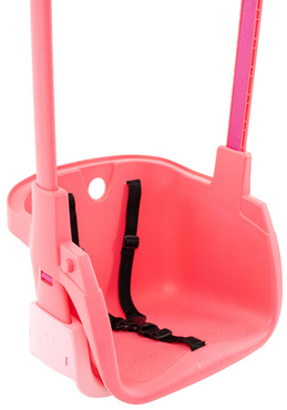 HUŚTAWKA KUBEŁKOWA 4w1 ROŚNIE RAZEM Z DZIECKIEM 6m+ TP TOYS QUADPOD różowa