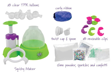 FABRYKA GNIOTKÓW PIŁECZKI ZESTAW kreatywny DOCTOR SQUISH SQUISHY MAKERY