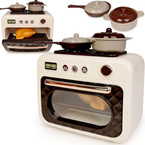 KUCHENKA Z PIEKARNIKIEM DLA DZIECI LED DŹWIĘKI ZESTAW + AKCESORIA KUCHNIA