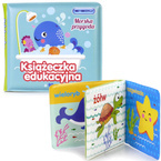 MIĘKKA KSIĄŻECZKA DO KĄPIELI ZWIERZĄTKA MORSKIE