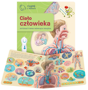 CZYTAJ Z ALBIKIEM CIAŁO CZŁOWIEKA INTERAKTYWNA MÓWIĄCA KSIĄŻKA