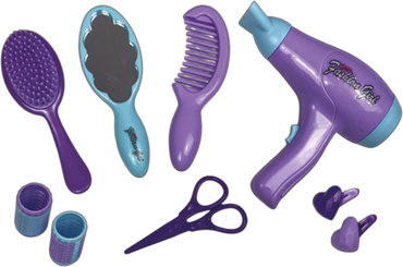 DREWNIANA TOALETKA  dla dziewczynki Z TABORETEM I AKCESORIAMI