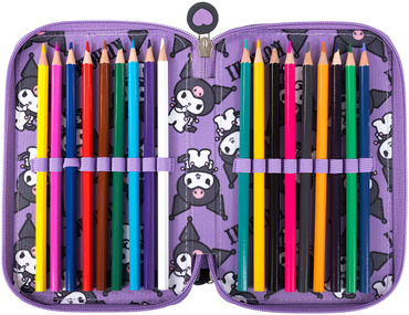 PIÓRNIK POTRÓJNY Z WYPOSAŻENIEM PC-05 KUROMI VIOLET