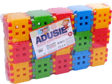 ADUSIE KLOCKI KONSTRUKCYJNE Przestrzenne WAFLE 90el