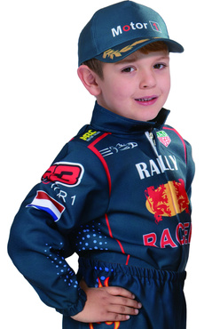 STRÓJ KARNAWAŁOWY KIEROWCA WYŚCIGOWY RAJDOWY KOMBINEZON kostium 104 cm