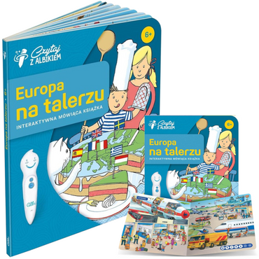 CZYTAJ Z ALBIKIEM EUROPA NA TALERZU KSIĄŻKA 2500 dźwięków Albi 