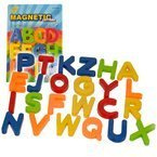 LITERKI MAGNETYCZNE ALFABET ZESTAW DO TABLICY 24el