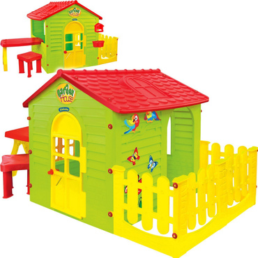DOMEK ZJEŻDŻALNIA STOLIK PLAC ZABAW ZESTAW 12242 + 10832_1