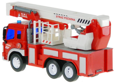 Madej STRAŻ POŻARNA światło dźwięk NAPĘD Auto 30cm