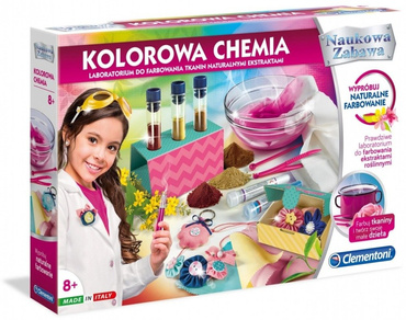Clementoni Naukowa Zabawa KOLOROWA CHEMIA Nowość