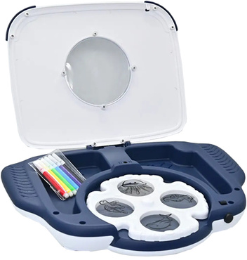 STUDIO RYSUNKU STOLIK Z PROJEKTOREM PROJEKTOR RZUTNIK DO RYSOWANIA TABLICA