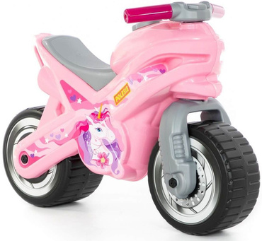 MOTOREK ROWEREK BIEGOWY JEŹDZIK DUŻY MOTOR MX JEDNOROŻEC 69cm RÓŻOWY