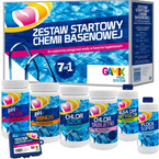 CHEMIA DO BASENU SPA basenowa ZESTAW STARTOWY 7w1 CHLOR MAŁE TABLETKI