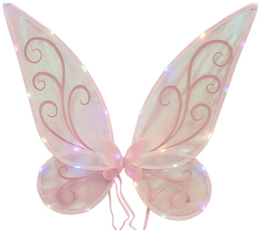 SKRZYDEŁKA ZE ŚWIATŁEM LED dla wróżki aniołka STRÓJ KARNAWAŁOWY kostium