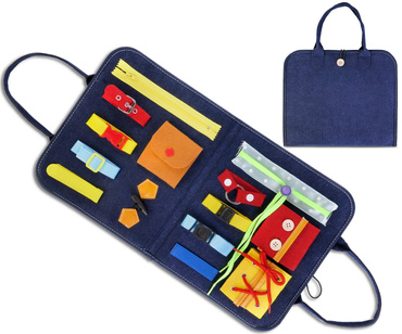WALIZKA SENSORYCZNA TORBA MANIPULACYJNA MONTESSORI