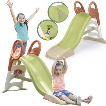 SMOBY ZJEŻDŻALNIA OGRODOWA ŚLIZG WODNY 150cm MY SLIDE anti-UV ZIELONA
