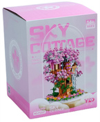 KLOCKI DRZEWKO BONSAI POD KLOSZEM PODŚWIETLANE LED DUŻY ZESTAW 1382 elementów