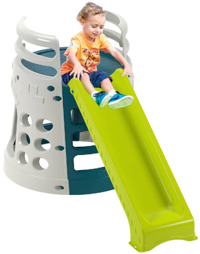 ZESTAW DUŻY DOMEK OGRODOWY DLA DZIECI + ZJEŻDŻALNIA WIEŻA PLAC ZABAW PalPlay STORM