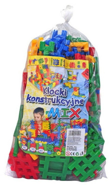 KLOCKI KONSTRUKCYJNE Przestrzenne WAFLE 110 el PL