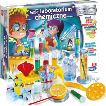 Clementoni LABORATORIUM CHEMICZNE 150 Doświadczeń