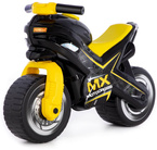 MOTOREK ROWEREK BIEGOWY JEŹDZIK DUŻY MOTOR MX ŚCIGACZ szerokie koła 69cm CZARNO-ŻÓŁTY