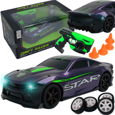 AUTO DO DRIFTU ZDALNIE STEROWANE RC SAMOCHÓD AKUMULATOR LED 4x4 20km/h