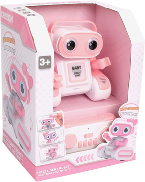 ROBOT ZDALNIE STEROWANY R/C NAGRYWA ODTWARZA TAŃCZY ŚPIEWA ŚWIATŁO LED USB Różowy