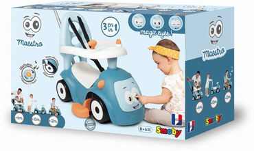 SMOBY JEŹDZIK Maestro 4w1 PCHACZ ELEKTRONICZNY KLAKSON dla chłopca