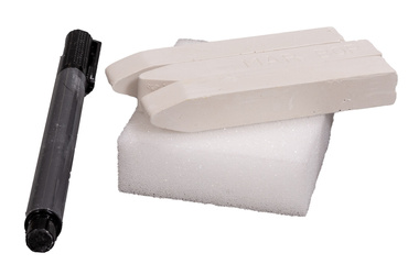 TABLICA KREDOWA MAGNETYCZNA DREWNIANA 4w1 LICZYDŁO ZEGAR Akcesoria