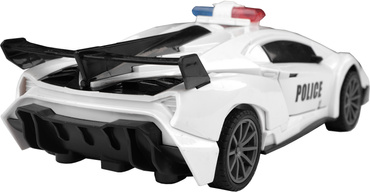 AUTO SPORTOWE BOJOWE STEROWANE POLICJA RC ŚWIATŁO BIAŁY
