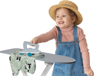 DUŻY DREWNIANY ZESTAW DO PRANIA DLA DZIECI PRALKA SUSZARKA DESKA AKCESORIA