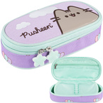 PIÓRNIK SASZETKA Z ORGANIZEREM KOTEK PUSHEEN VIOLET