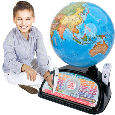 GLOBUS INTERAKTYWNY EDUGLOBUS DIGITAL REAL TIME APLIKACJA CLEMENTONI