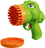 PISTOLET DO BANIEK DINO + PŁYN DINOZAUR MASZYNKA DO BANIEK BAŃKI MYDLANE KOLORY