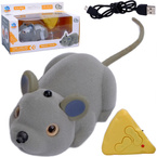 MYSZ ZDALNIE STEROWANA na pilota INTERAKTYWNA Myszka 15cm AKUMULATOR USB