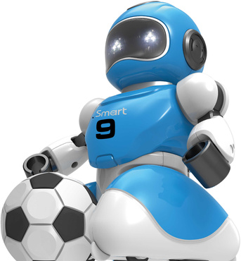 2 ROBOT ZDALNIE STEROWANE GRAJĄCE W PIŁKĘ CHODZĄCE PILOT KNABO FOOTBALL