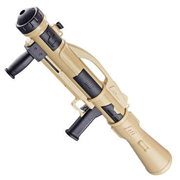 WIELKI PISTOLET NA WODĘ BAZOOKA 73cm SIKAWKA Pompa BROŃ WODNA 1100ml BEŻOWY