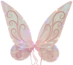 SKRZYDEŁKA ZE ŚWIATŁEM LED dla wróżki aniołka STRÓJ KARNAWAŁOWY kostium