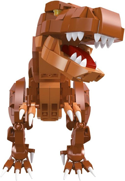 KLOCKI KONSTRUKCYJNE DINOZAUR T-REX TYRANOZAUR REX 350 el RUCHOME ELEMENTY