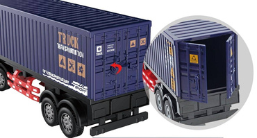 TIR DUŻA CIĘŻARÓWKA W WALIZCE ZDALNIE STEROWANA 52cm EFEKTY ŚWIATŁO DŹWIĘK USB